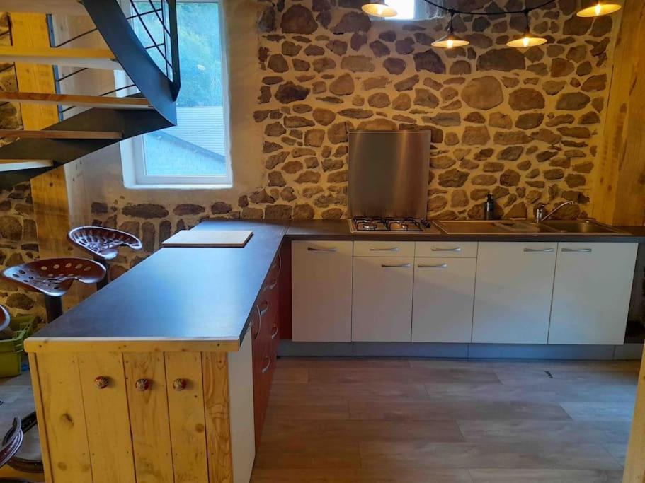 Villa La Grange De La Gratade à Rochefort-Montagne Extérieur photo